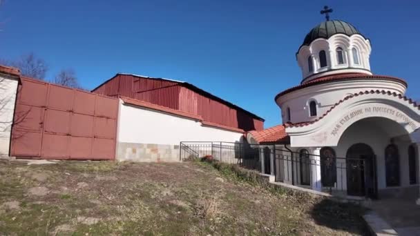Klisura Bulgaria February 2024 Orthodox Klisura Monastery Dedicated Saint Parascheva — Stock Video