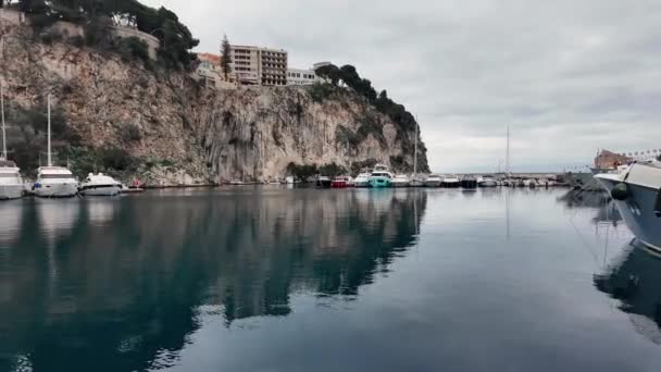 Monte Carlo Monaco Janvier 2024 Vue Panoramique Ville Monte Carlo — Video