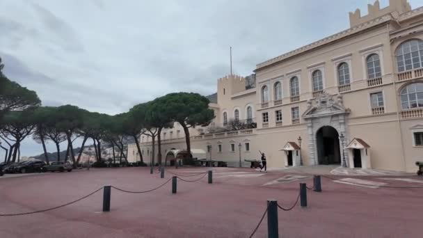Monte Carlo Monaco Januari 2024 Panoramisch Uitzicht Stad Monte Carlo — Stockvideo
