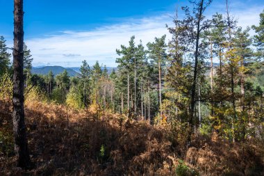 Belintash 'ın sonbahar manzarası - Bulgaristan' ın Rodop Dağlarındaki tanrı Sabazios 'a adanmış antik tapınak