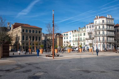 CANNES, FRANCE - 29 Ocak 2024: Cannes, Provence Alpes-Cote d 'Azur, Fransa
