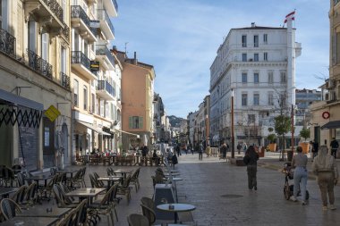 CANNES, FRANCE - 29 Ocak 2024: Cannes, Provence Alpes-Cote d 'Azur, Fransa