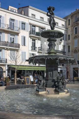 CANNES, FRANCE - 29 Ocak 2024: Cannes, Provence Alpes-Cote d 'Azur, Fransa