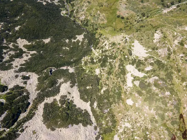 Amazing Aerial View Pirin Mountain Yalovarnika Peak Bulgaria — Stok fotoğraf