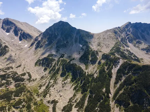 stock image Amazing Aerial view of Pirin Mountain near Yalovarnika peak, Bulgaria