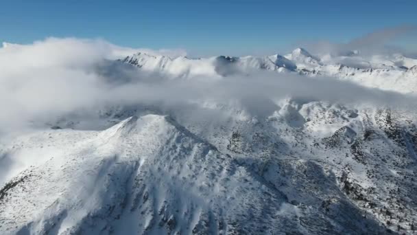 Niesamowity Widok Góry Pirin Pobliżu Szczytów Polezhan Bezbog Bułgaria — Wideo stockowe