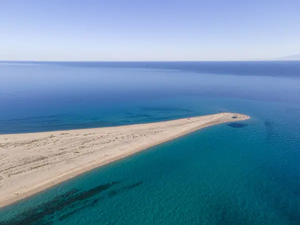 Amazing View Kassandra Coastline Possidi Beach Chalkidiki Central Macedonia Greece Stok Resim