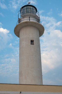 Lefkada, İyon Adaları, Yunanistan 'ın şaşırtıcı güneş batımı manzarası