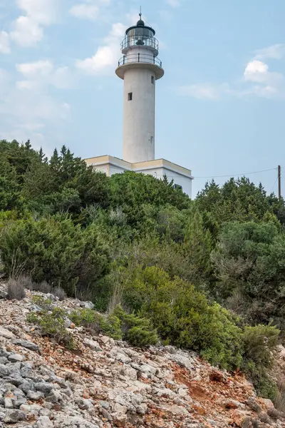 Lefkada, İyon Adaları, Yunanistan 'ın şaşırtıcı güneş batımı manzarası