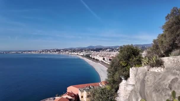 Vue Panoramique Nice Provence Alpes Côte Azur France — Video