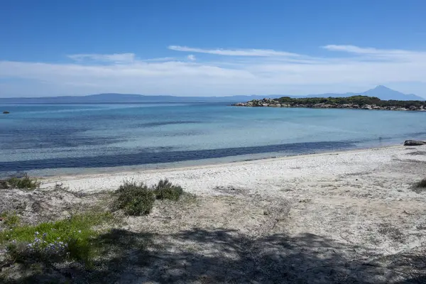 Prachtig Uitzicht Sithonia Kustlijn Bij Karydi Beach Chalkidiki Centraal Macedonië — Stockfoto