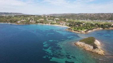 Kastri Sahili yakınlarındaki Sithonia kıyı şeridi, Chalkidiki, Orta Makedonya, Yunanistan