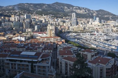 Monte Carlo, Monako 'nun inanılmaz Panoramik manzarası