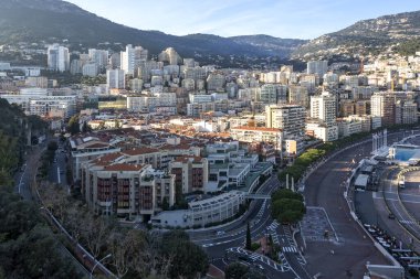 Monte Carlo, Monako 'nun inanılmaz Panoramik manzarası