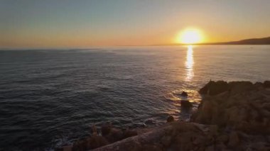 Nice, Provence Alpes-Cote d 'Azur, Fransa' nın sahil caddesi Panorama 'sı.