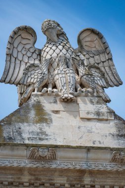 İtalya 'nın Apulia Bölgesi' ndeki Eski Lecce kasabasının muhteşem manzarası.