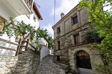 Tarihi Ampelakia Köyü, Larissa, Teselya, Yunanistan