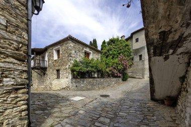 Tarihi Ampelakia Köyü, Larissa, Teselya, Yunanistan