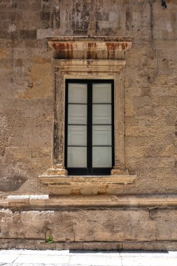 İtalya 'nın Apulia Bölgesi' ndeki Eski Lecce kasabasının muhteşem manzarası.