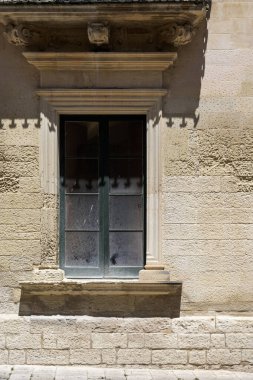 İtalya 'nın Apulia Bölgesi' ndeki Eski Lecce kasabasının muhteşem manzarası.