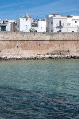 İtalya 'nın Apulia Bölgesi, Monopoli şehrinin muhteşem manzarası