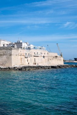 İtalya 'nın Apulia Bölgesi, Monopoli şehrinin muhteşem manzarası