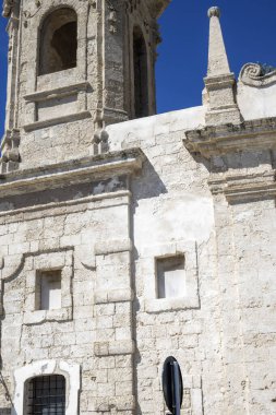 İtalya 'nın Apulia Bölgesi, Monopoli şehrinin muhteşem manzarası