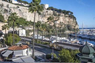 MONTE CARLO, Monako - 27 HAZİRAN 2024: Monte Carlo, Monako 'nun Muhteşem Panoraması