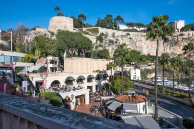 MONTE CARLO, Monako - 27 HAZİRAN 2024: Monte Carlo, Monako 'nun Muhteşem Panoraması