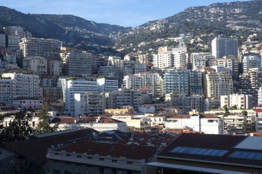 MONTE CARLO, Monako - 27 HAZİRAN 2024: Monte Carlo, Monako 'nun Muhteşem Panoraması