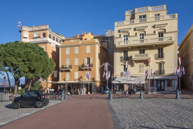 MONTE CARLO, Monako - 27 HAZİRAN 2024: Monte Carlo, Monako 'nun Muhteşem Panoraması