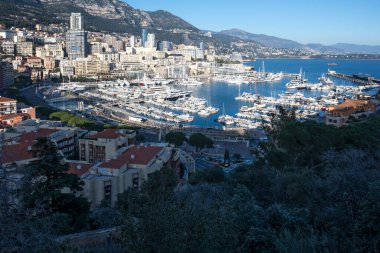 MONTE CARLO, Monako - 27 HAZİRAN 2024: Monte Carlo, Monako 'nun Muhteşem Panoraması