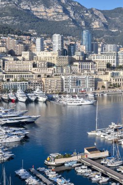 MONTE CARLO, Monako - 27 HAZİRAN 2024: Monte Carlo, Monako 'nun Muhteşem Panoraması