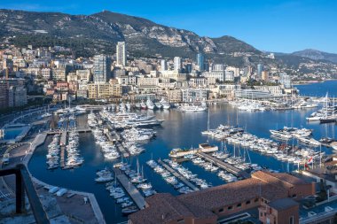 MONTE CARLO, Monako - 27 HAZİRAN 2024: Monte Carlo, Monako 'nun Muhteşem Panoraması