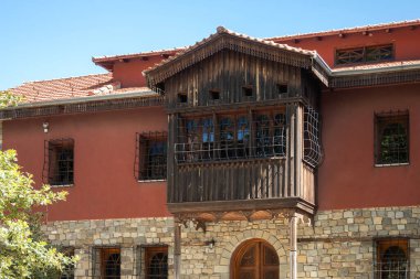 Yunanistan 'ın Epirus Bölgesi' nin Ioannina kenti yakınlarındaki Metsovo köyünün yaylı manzarası