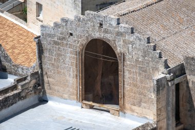 Apulia Bölgesi, İtalya 'nın Eski Lecce kasabasının muhteşem manzarası.