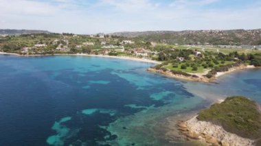 Kastri Sahili yakınlarındaki Sithonia kıyı şeridi, Chalkidiki, Orta Makedonya, Yunanistan