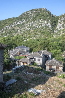 Tsepelovo, Epirus, Yunanistan 'ın inanılmaz manzarası