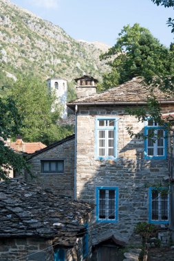Amazing view of Village of Tsepelovo, Epirus, Greece clipart