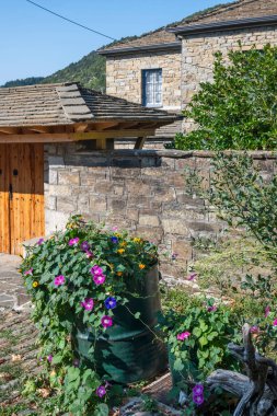 Tsepelovo, Epirus, Yunanistan 'ın inanılmaz manzarası