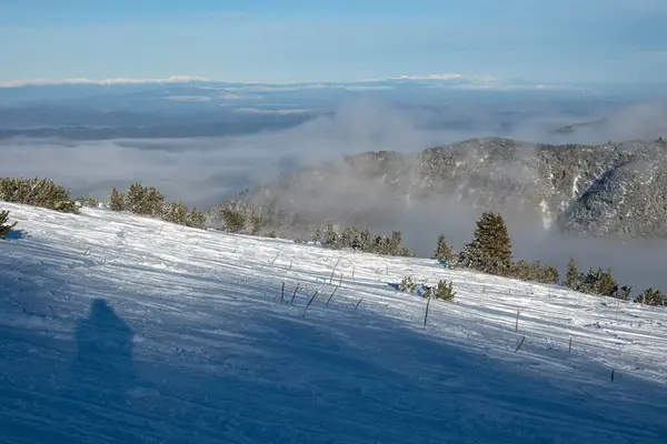 stock image Amazing Winter Landscape of Rila mountain near Musala peak, Bulgaria