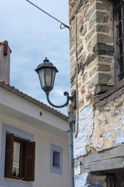 Tarihsel Ampelakia Köyü Panorama, Larissa, Teselya, Yunanistan