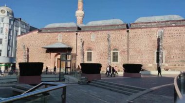 PLOVDIV, BULGARIA - 22 Şubat 2021: Bulgaristan 'ın Filibe kentinin şaşırtıcı Panoraması 