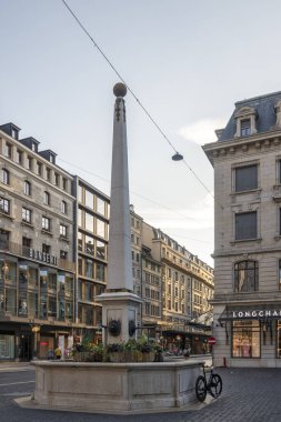 GENEVA, SWitzERLAND - 18 Haziran 2023: İsviçre 'nin Cenevre kentinin şaşırtıcı Panoraması