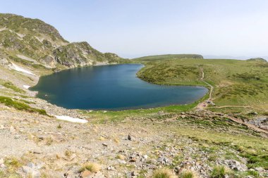 Bulgaristan 'ın Yedi Rila Gölü yakınlarındaki Rila Dağı' nın muhteşem manzarası