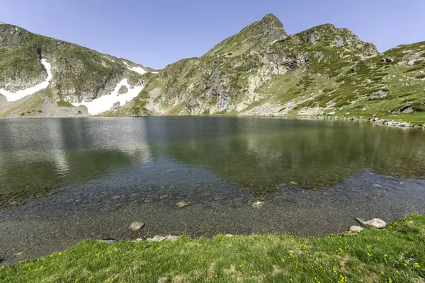 Bulgaristan 'ın Yedi Rila Gölü yakınlarındaki Rila Dağı' nın muhteşem manzarası