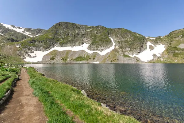 Bulgaristan 'ın Yedi Rila Gölü yakınlarındaki Rila Dağı' nın muhteşem manzarası