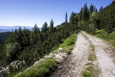 Bulgaristan 'ın Granchar Gölü yakınlarındaki Rila Dağı' nın İnanılmaz Yaz Manzarası