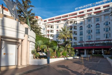 CANNES, FRANCE - 29 Ocak 2024: Cannes, Provence Alpes-Cote d 'Azur, Fransa