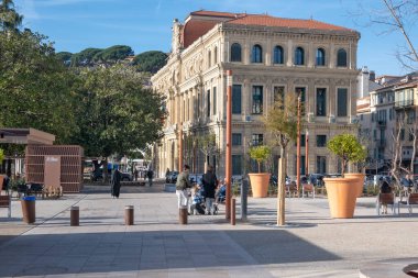 CANNES, FRANCE - 29 Ocak 2024: Cannes, Provence Alpes-Cote d 'Azur, Fransa